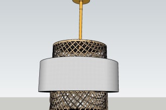 create furniture shopping list 3d in google sketchup
