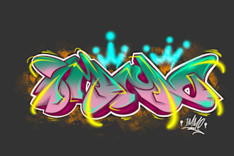 draw graffiti painting digital
