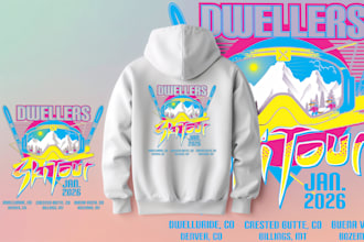 create custom merch and apparel graphics for your brand