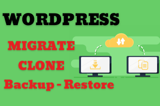 migrate or transfer wordpress website to new host or domain