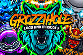 create esports logo mascot for twitch discord facebook