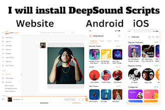 install deepsound website, android, and ios apps