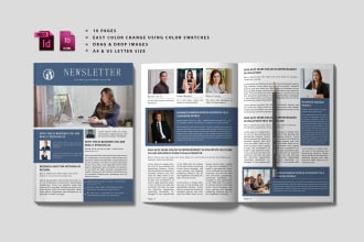 different types of newsletter designs and templates