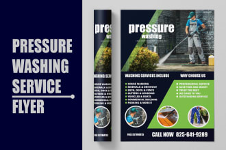 design pressure washing flyer