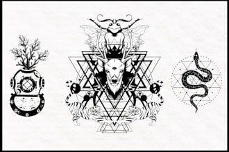 design sacred geometry logo