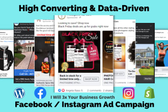 setup facebook and instagram advertising ads campaign