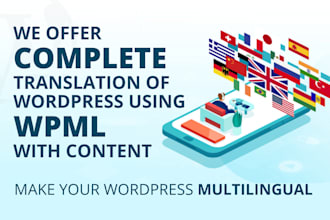 translate wordpress site into multilingual using wpml
