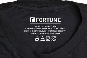 design hang tag, neck label, clothing label or clothing tag or label design