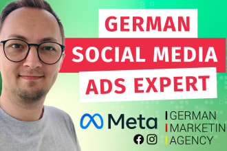 be your german social media advertising expert for meta facebook instagram ads