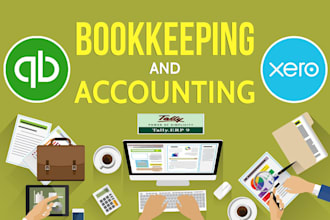 do quickbooks, bookkeeping, bank reconciliation and fs