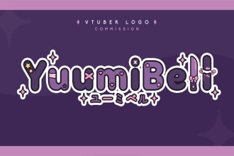 design custom logo for vtuber and streamer