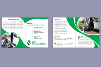 create an elegant, modern marketing flyer, brochure, business card, email sign
