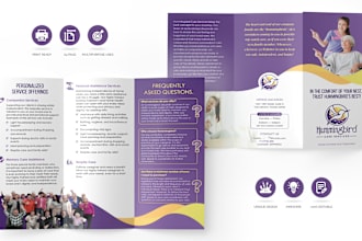 design professional trifold brochure
