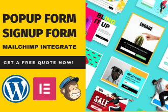 do popup form signup form gravity form wordpress form and mailchimp integrate