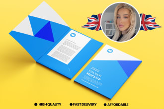 design you a business brochure, company profile, and booklet
