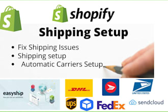 setup shopify shipping setup tax configuration carrier integration shipping zone