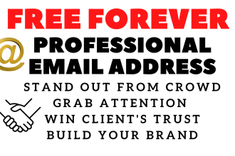 create a professional domain name business email address