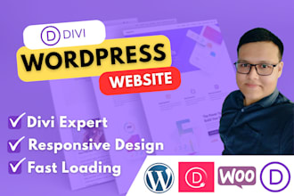 be your divi expert for wordpress divi website using divi builder, divi thme
