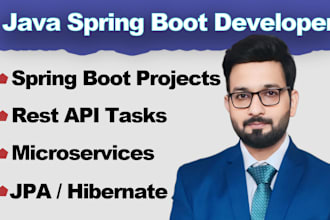 do java spring boot, rest API, spring jdbc, hibernate projects