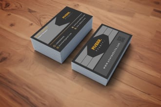 do modern business card design  for your business