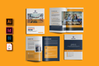 design brochure, company profile, booklet, proposal, white paper, annual report