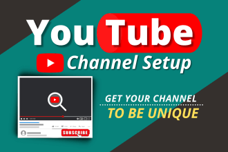 create and setup youtube channel according to your brand