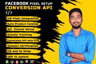 fix and setup facebook pixel conversion API