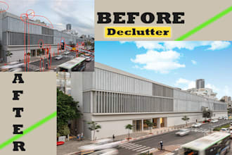 declutter real estate photo editing