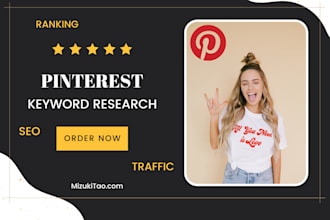 do pinterest keyword research and SEO for higher rankings