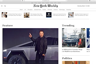 publish a fully featured article on ny weekly