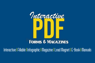 create interactive PDF forms and marketing PDF