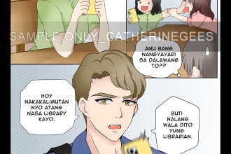 create custom manga pages or comics for you