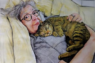 hand paint a watercolor or acrylic or oil painting landscape