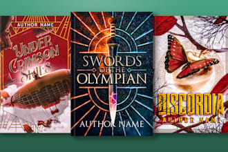 design a professional paperback, hardcover or ebook cover