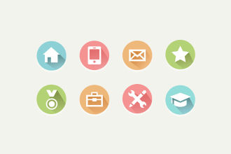 design minimal and sleek icons for your app or web portal