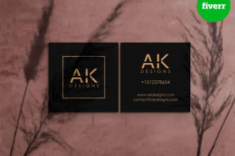 design professional visiting card