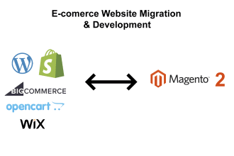 migrate wordpress, shopify or any ecommerce site to magento 2 or vice versa