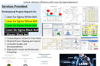 do lean six sigma projects and process improvement tasks