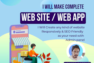 make complete cms website for your need