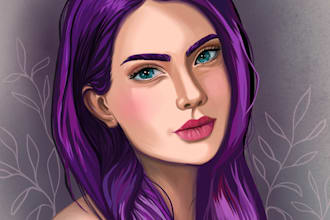 draw illustrations and digital portraits