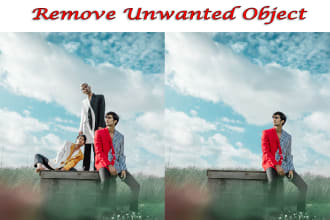 add or remove objects, person images cropped and image retouching