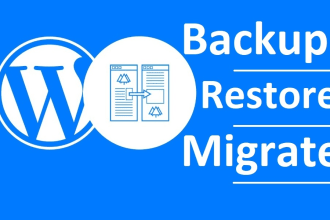 backup, migrate, transfer wordpress website