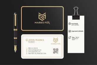 provide modern  business card and luxury design for you