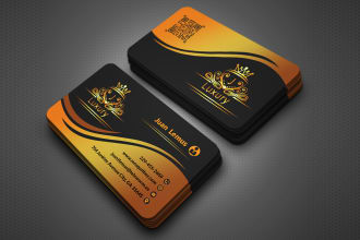 do professional luxury minimalist business card design