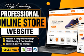 build ecommerce website online webshop with wordpress woocommerce