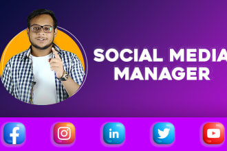 be your digital marketing manager, SMM, SEO, SEM, and designer