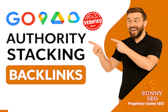 build high authority google stacking backlinks to boost your gmb ranking