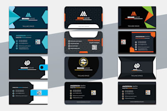 make professional business cards and  luxury design