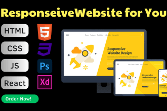 design and develop static website for you