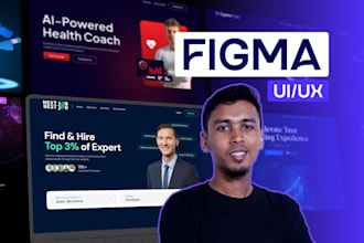 design figma landing page, website ui ux mockup